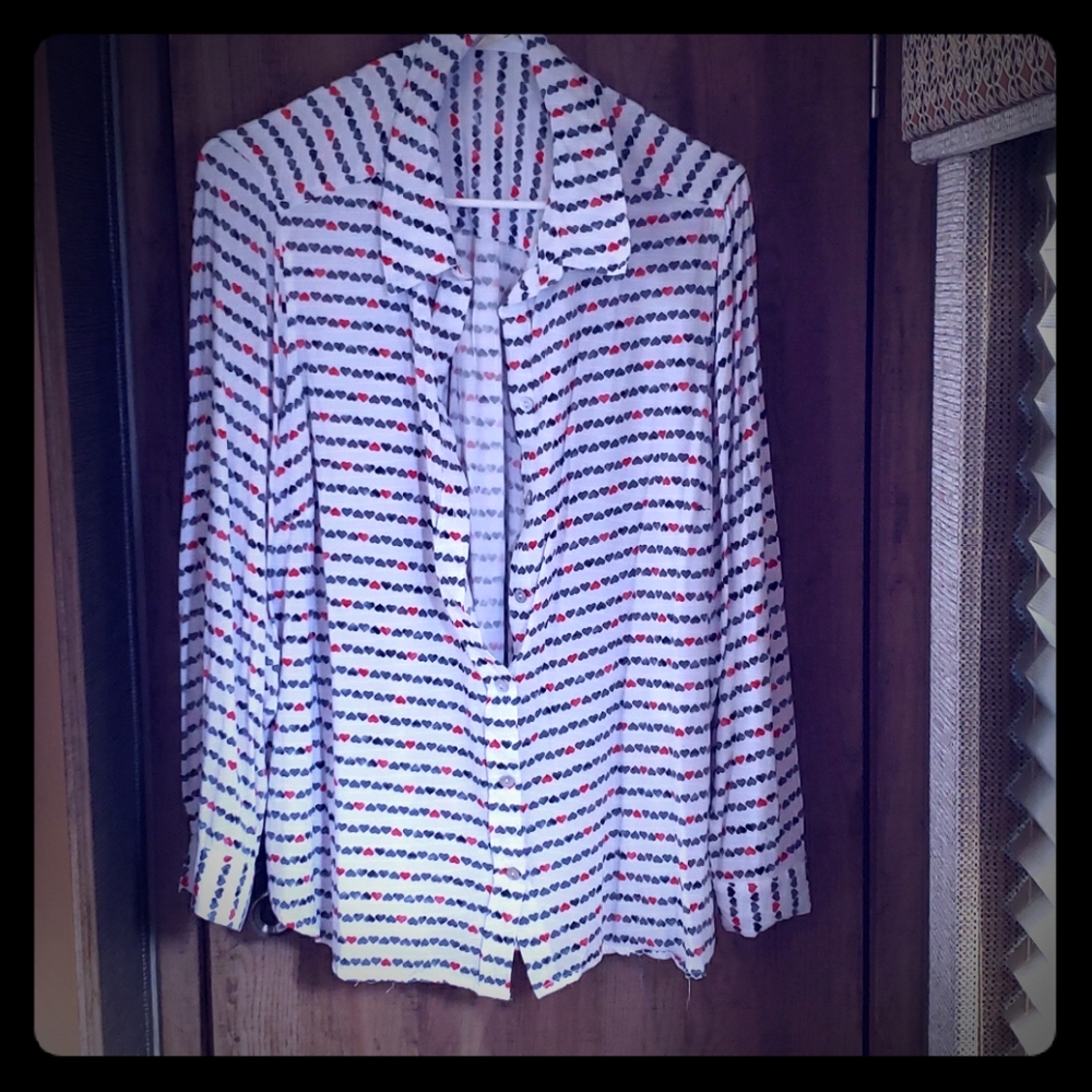 Lightweight button up blouse